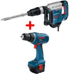 Отбойный молоток Bosch GSH 5 CE + Аккумуляторная дрель-шуруповёрт GSR 12-2 (0.615.990.524)