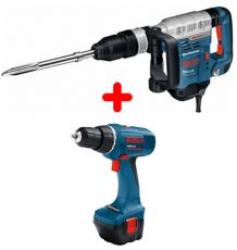Комплект перфоратор Bosch GBH 5-40 + Аккумуляторная дрель-шуруповерт Bosch GSR 12-2 (0.615.990.527) ― Интернет магазин инструментов Бифай