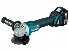 Аккумуляторная угловая шлифовальная машина Makita DGA 504RME. Цена, характеристики. Купить болгарку ф125 мм