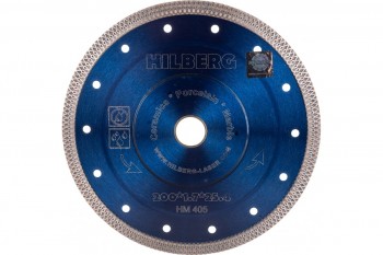 Алмазный отрезной диск Hilberg HM405 купить сплошной, турбо круг 200х25.4/22.23 мм - цена недорого