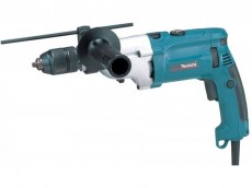Дрель сетевая Makita HP 2070F. Электрическая ударная 1010 Вт, 2 скорости (двухскоростная)