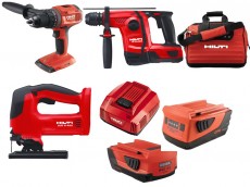 Набор HILTI перфоратор TE 6-A + шуруповерт SF 6-A + лобзик SJD 6-A - купить по доступной цене