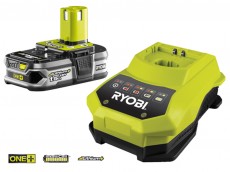 Комплект Ryobi RBC18L15: Зарядное устройство и аккумуляторная батарея Li-ion. Купить набор. Цена