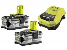 Комплект аккумулятор и зарядное устройство Ryobi RBC18LL50. Цена. Характеристики 2х5а/ч. Купить