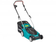 Газонокосилка Makita ELM3711. Купить электрическую, сетевую модель 1300Вт, ширина скашивания 37 см. Цена Макита