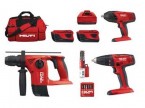 Аккумуляторный набор инструментов Hilti аккумулятор 3.3 TE 4-A+SFC 22-A+SIW 22-TA¾