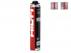 Монтажная пена HILTI CF-JI. Однокомпонентная полиуретановая изолирующая пена Хилти. Купить огнеупорную строительную пену. Цена